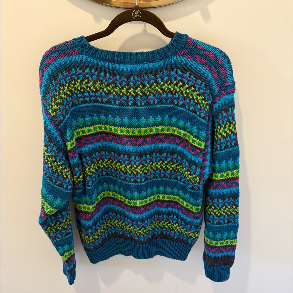 Vintage Jantzen Multicolor Striped Women's Sweater - Picture 4 of 4
